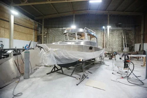 building a metal boat