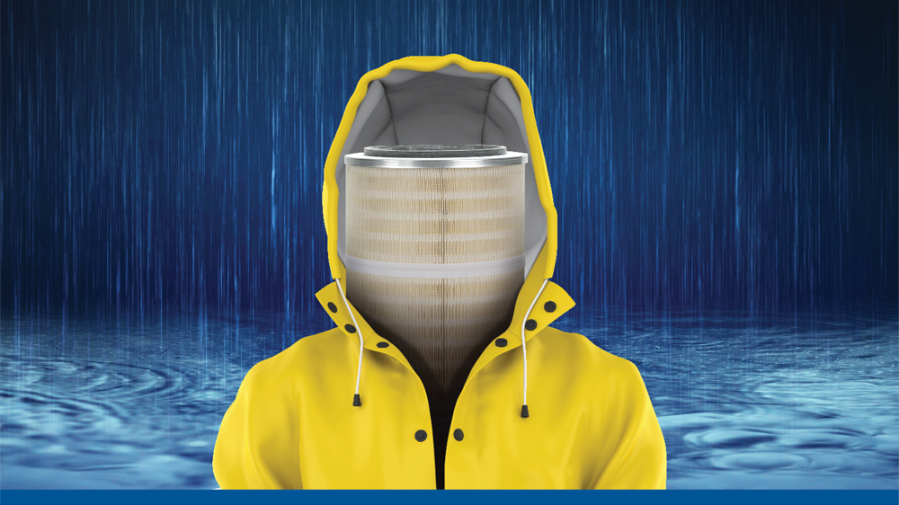 RoboVent filter raincoat