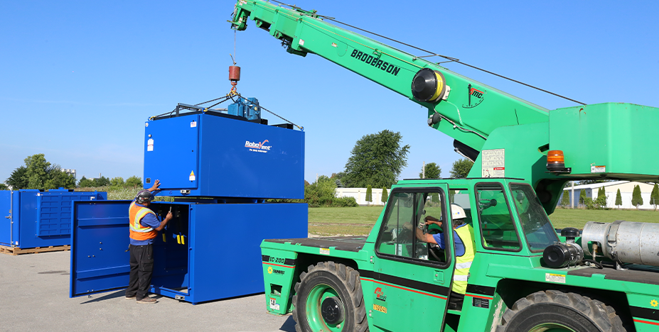 dust collector installation