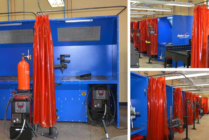 downdraft weld fume collection