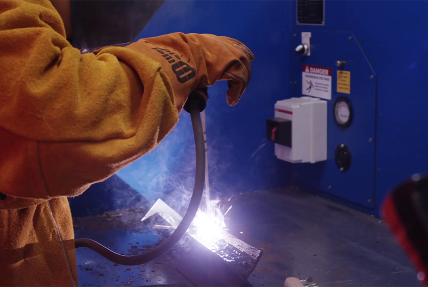 welding in trade technical school