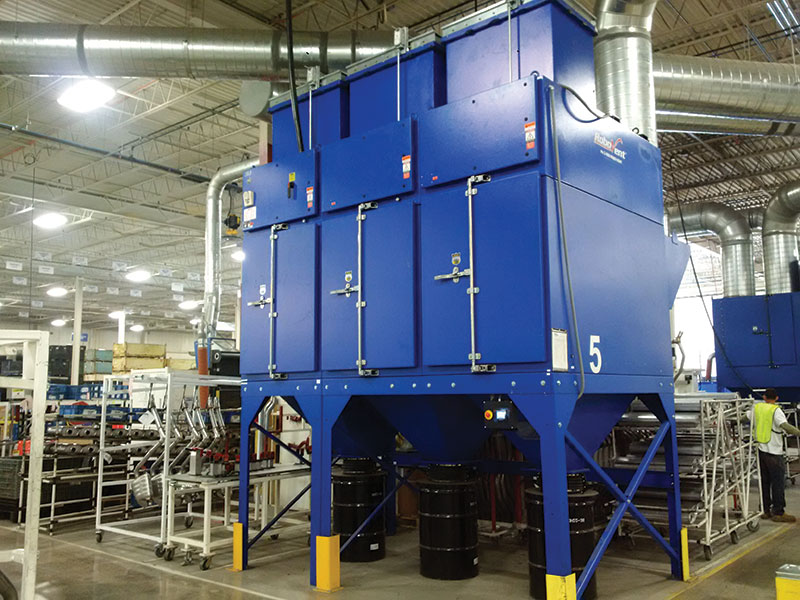 large industrial dust collector