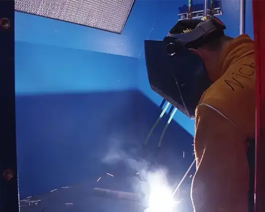 All-in-one welding booths