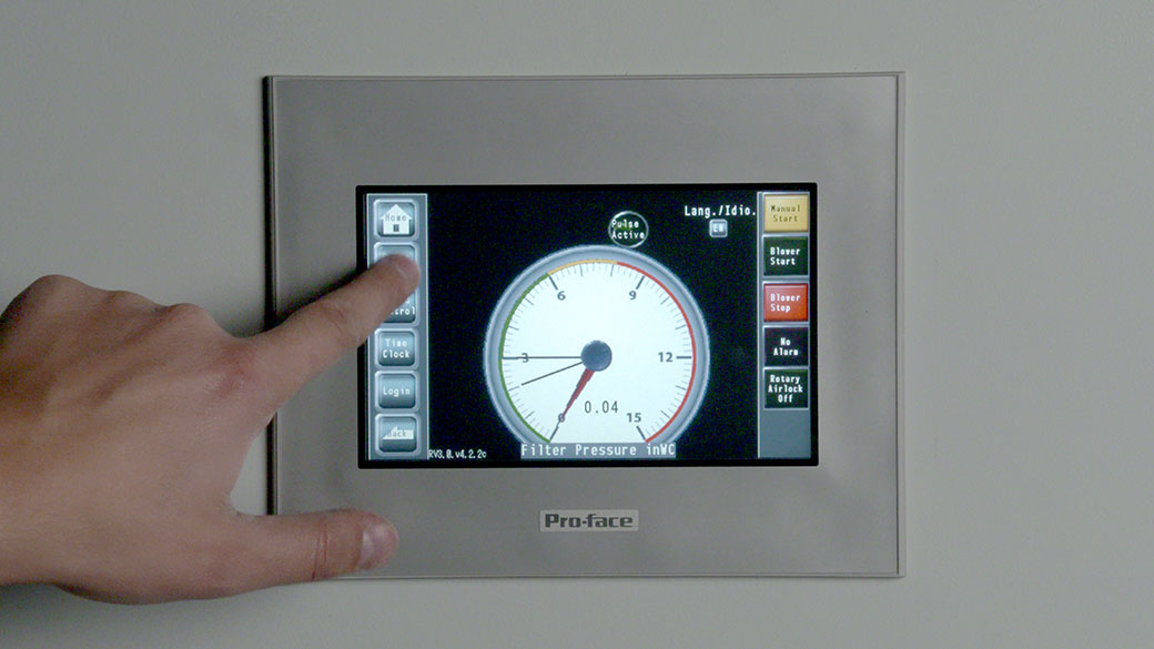 Touch Screen Spire Control Panel